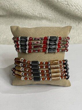 Magnetic Hematite Bracelet Bundle